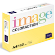 Barevný papír Image Coloraction A4 160g pastelově žlutá 250 ks