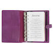 Diář FILOFAX Finsbury osobní malinový
