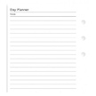 Diář FILOFAX Náhradní náplň osobní Plán dne