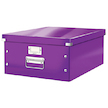 Krabice archivační CLICK-N-STORE A3 fialová