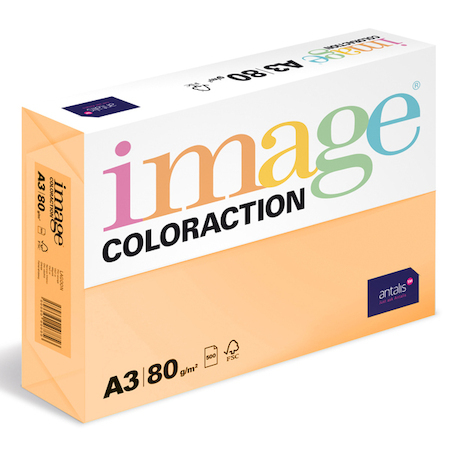 Barevný papír Image Coloraction A3 80g meruňková 500 ks