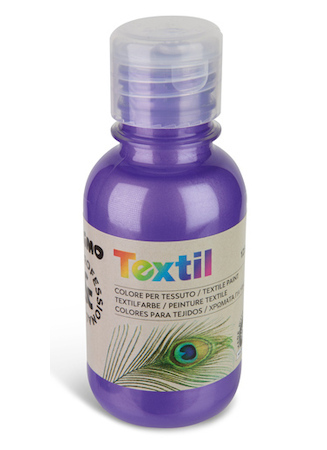 Barva na textil Primo Metal 125ml fialová