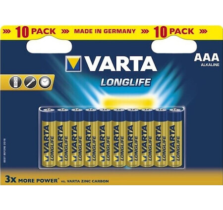 Baterie alkalické Varta Energy LR03-AAA 10ks