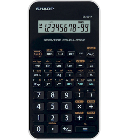 Kalkulačka Sharp EL501X bílá