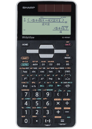 Kalkulačka Sharp ELW506TGY černo-šedá