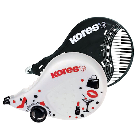 Korekční strojek Kores Scooter černá/bílá 4,2mm