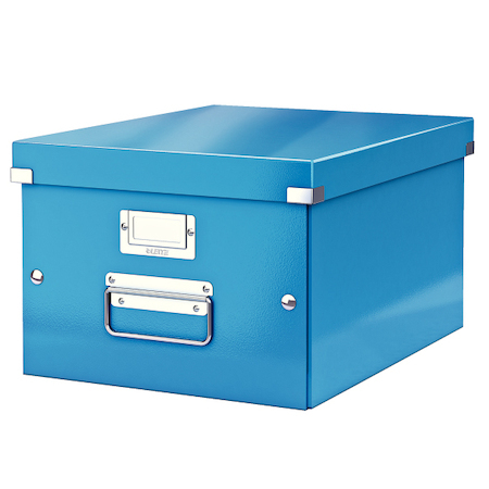 Krabice archivační CLICK-N-STORE A4 modrá
