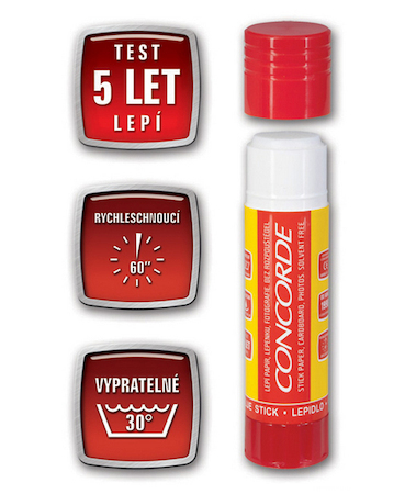 Lepidlo tyčinka Concorde 15g