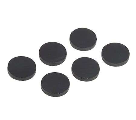 Magnety super silné černé 22mm 6ks
