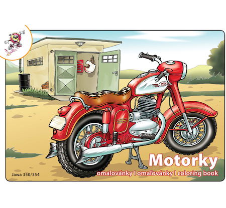 Omalovánky A5 Motorky