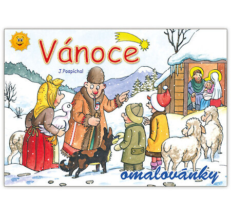 Omalovánky A5 Vánoce