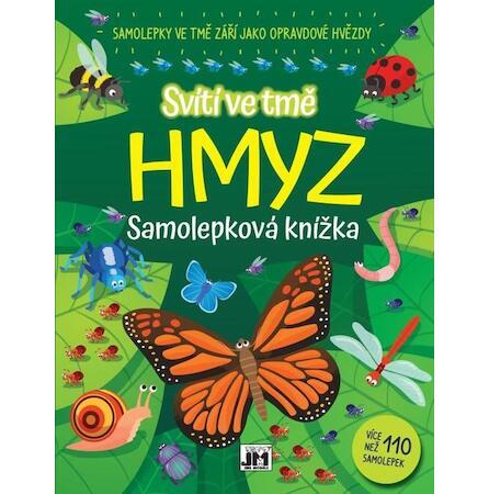 Samolepicí knížka svítící Hmyz