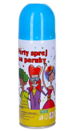 Sprej na paruky modrý 140ml