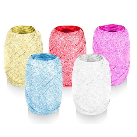 Stuha vázací 20m glitr mix
