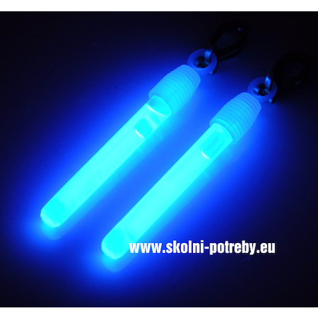 Svítící náušnice modré