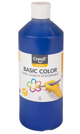 Tempera Creall basic 500ml modrá námořnická