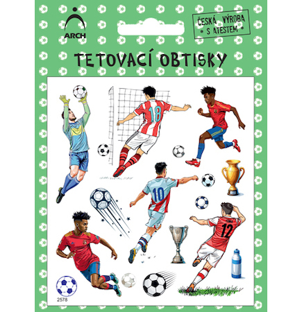 Tetovací obtisky Fotbalisti