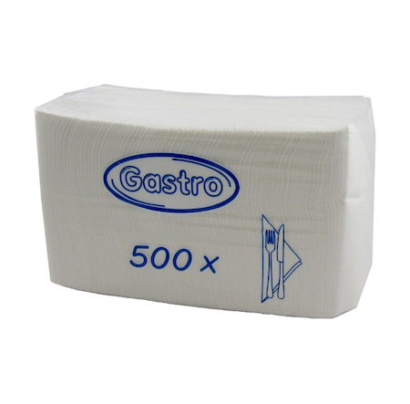 Ubrousky bílé 500ks