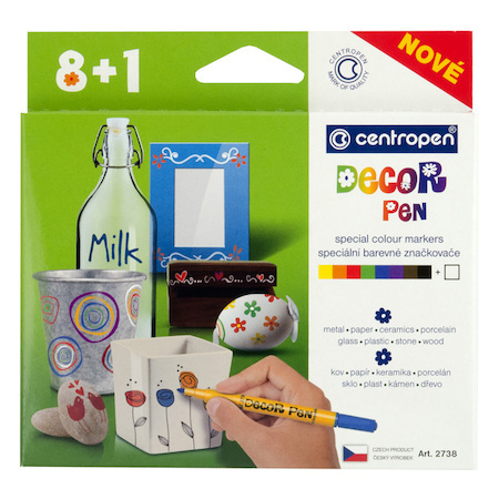 Značkovač Centropen 2738 Decor Pen 8+1