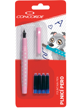 Bombičkové plnící pero Punto růžové