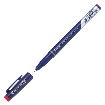 Fineliner Frixion přepisovatelný červený