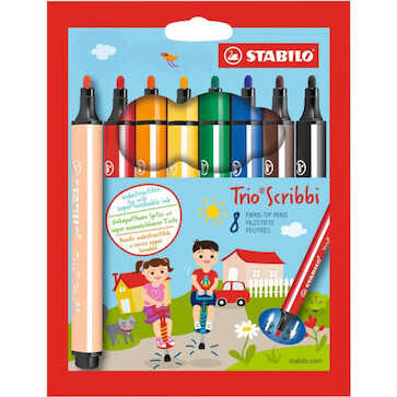 Fix Stabilo Trio Scribbi 8 barev sada