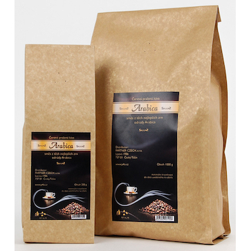 Káva Arabica zrnková 1000g