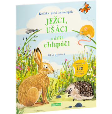 Kniha samolepek Ježci, ušáci a další chlupáči