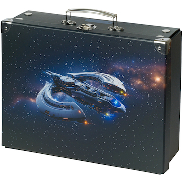 Kufřík dětský skládací Vesmírná loď