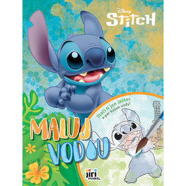 Omalovánky A4 Maluj vodou Lilo & Stitch