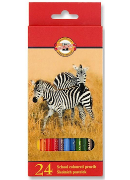 Pastelky 3554 24ks ZVÍŘATA dlouhé