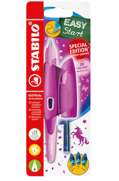 Plnicí pero Stabilo EASYbirdy 3D DreamWorld  hrot A růžová levák