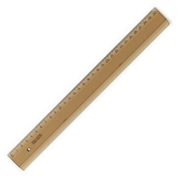 Pravítko 30cm kouřové
