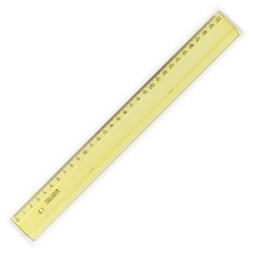Pravítko 30cm žluté