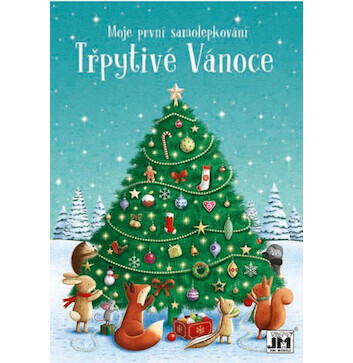 První samolepkování Třpytivé Vánoce