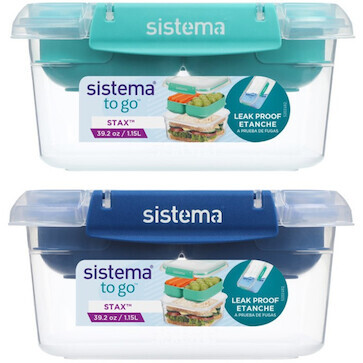 Svačinový box krabička na potraviny 1,15l Sistema® TO GO™ mix