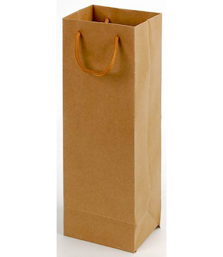 Taška papírová Craft na láhev 11,5x9x35,5cm