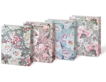 Taška papírová dárková M LUX mix č.58 180×230×90