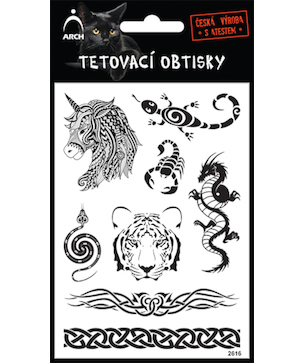 Tetovací obtisky 2616 Jednorožec