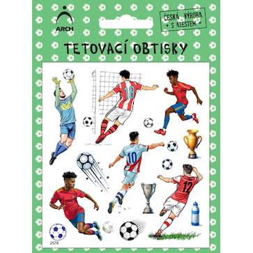 Tetovací obtisky Fotbalisti